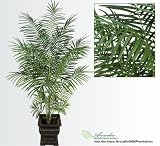 7' Artificial Tropical Areca Palm Trees