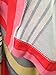 Women's Geometric Striped Print Drape Front Knit Cardigan (S, Red)