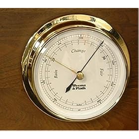 Weems & Plath Endurance Collection 125 Barometer (Brass)