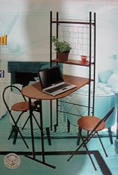 Office Table & Chair Set (Includes Desk & 2 Chairs)