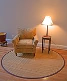 Anji Mountain Bamboo Rug, Co Pearl River 7 Round Pearl River Area Rug