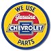 CHEVY CHEVROLET GENUINE PARTS Collectible Vintage Nostalgic Tin Sign