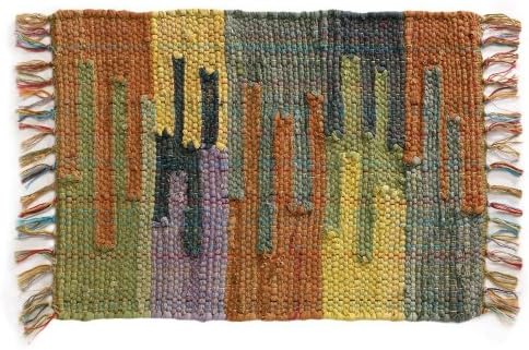 Extra Weave USA Handwoven Cotton Mesa Rug, 2' X 3'
