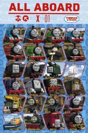 All Your Favourite Thomas The Tank Engine Friends Pictured here in this Fantastic Maxi Poster 61cmx91.5cm