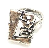 Island Cowgirl Sterling Silver Plated Love Ring - Size 8