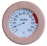Eigenschaften saunamax  / Rundes Sauna Thermometer