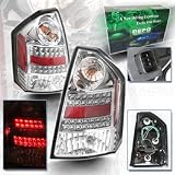 04-Up CHRYSLER 300C LED Tail Light - Clear Lens w/ Red Reflector - DEPO - SAE DOT Approved