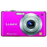 Panasonic Lumix DMC-FS7 10MP Digital Camera with 4x MEGA Optical Image Stabilized Zoom and 2.7 inch LCD (Pink)