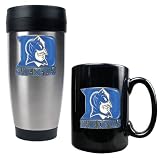 Duke Blue Devils NCAA Stainless Travel Tumbler And Ceramic Mug Set
