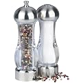 Trudeau Salt Shaker and Pepper Mill Set - 7"