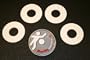 RiverCity Pitching Washers: (4) White with (1) Tin