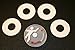 RiverCity Pitching Washers: (4) White 2.5 Inch Washers