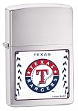 Zippo Texas Rangers Brushed Chrome Lighter