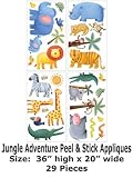 Wallpaper York (33161) RoomMates Jungle Adventure Peel & Stick Appliques RMK1136SCS