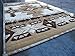 South West Native American Area Rug Design C318 Ivory (24 Inch X 40 Inch)