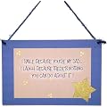 DAD GIFT PLAQUE "I SMILE BECAUSE YOU'RE MY DAD...I LAUGH BECAUSE THERE'S NOTHING YOU CAN DO ABOUT IT"