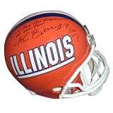 Arrelious Benn Autographed Illinois Illini Deluxe Full-Size Replica Helmet - Autographed College Helmets