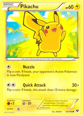 Pokemon - pikachu (42/146) - xy