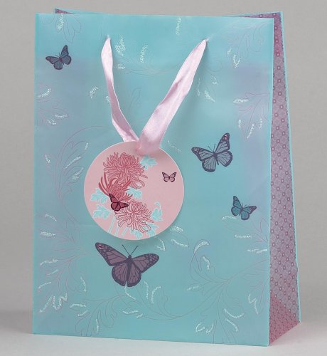 Floral Butterfly Gift Bag