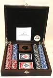 Deluxe Bicycle Casino Quality 300 Clay Chip Poker Set With Case