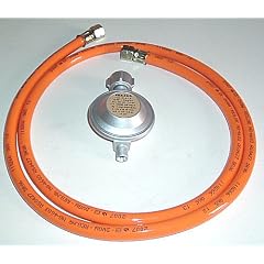 Gasregler 50 mbar  + 1,5 m Anschlussschlauch