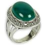 Women Sterling Silver Indian Ring Onyx Gemstone Jewelry US Size 6 1/2