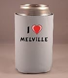 Custom Beverage Can / Bottle Cover (Coolie) with I Love Melville