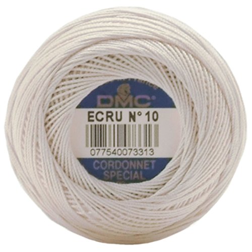 DMC 151 70-ECRU Cordonnet Cotton, Ecru, 361-Yard, Size 70
