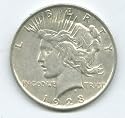 1923-P - PEACE DOLLAR - CHOICE UNCIRCULATED - SILVER DOLLAR