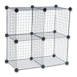 Safco Model Wire Cubes, Black (5279)