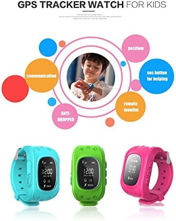 Smart Watch for Kids Children Anti-lost Smartwatch with SIM Card GPS Fitness Tracker for Kids for IOS Android iPhone Tracker SOS Parent Control Children Gifts