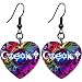 Rainbow Coexist Heart Earrings