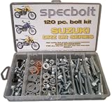 Specbolt Suzuki DRZ DR four stroke Bolt Kit for Maintenance & Restoration of MX Dirtbike OEM Spec Fastener