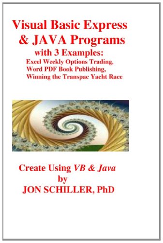 Visual Basic Express and JAVA Programs: Excel Weekly Options Trading