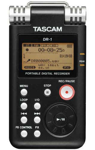 Childrens Toyshop  Third Party New : Tascam DR-1 Solid State Recorder With 1GB Card