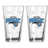 Boelter Orlando Magic Satin Etch Pint Glass - 2 Pack