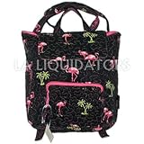 Donna Sharp Flamingo Backpack Quilted Handbag Purse by Quilts by Donna