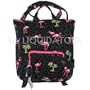 Donna Sharp Flamingo Backpack Quilted Handbag Purse by Quilts by Donna