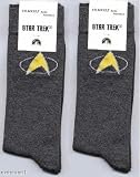 Socks - 2 Pair - Star Trek - Communicator Logo - The Next Generation - One Size