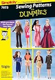 Simplicity Sewing Pattern 7073 Doll Clothes, One Size
