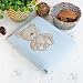 [Lovely Bear] Embroidered Applique Polar Fleece Baby Throw Blanket (30.7 by 39.4 inches)