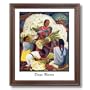 Diego Rivera Harvest Lilies Flower Contemporary Picture Framed Art Print