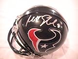 MATT SCHAUB SIGNED AUTOGRAPHED MINI HELMET HOUSTON TEXANS COA + HOLOGRAM