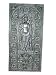 Antique Carving Buddha Carved Door Wall Panel Wood India Art 72 Inch