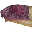 Wool Blanket Queen Size Asian Jacquard Pattern India 82 inches x 60 inches