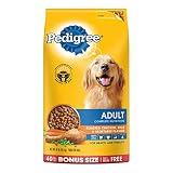PEDIGREE Adult Roasted Chicken, Rice & Vegetable Flavor Dry Dog Food 40 Pounds