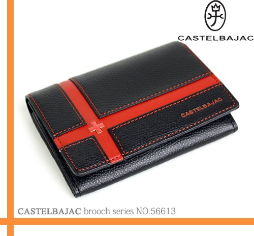 CASTELBAJAC ブローチ 名刺入れ カードケース 56613