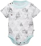 Finn+Emma フィン&エマ 半袖ロンパース オーガニックコットン100% 9-12ヶ月 セイラー B02-0200c9-12 Boat-White