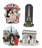 French Cutouts - Pack of 4