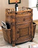 Island Inspired Accent Table Bombe Chest By Coaster Furniture